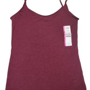 Time and Tru Adjustable Straps Fitted Cami (Purple) XS (0-2) New